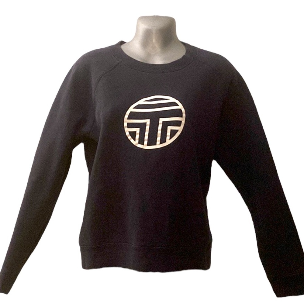 Tory Sport Blue Sweatshirt with Gold Logo